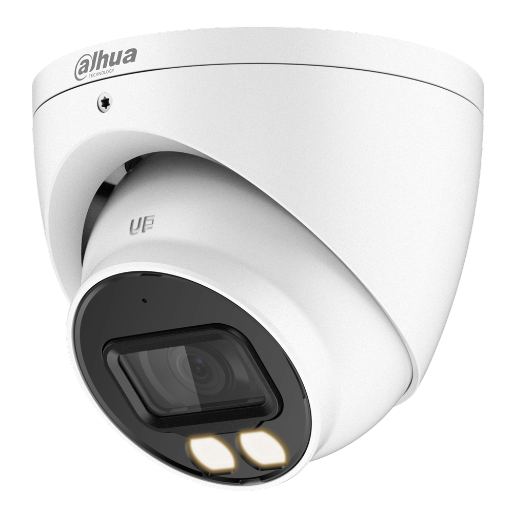 DAHUA - HAC-HDW1509T-A-LED-S2 Υβριδική Full Color κάμερα Dome 5MP με φακό 2.8mm και ενσωματωμένο μικρόφωνο