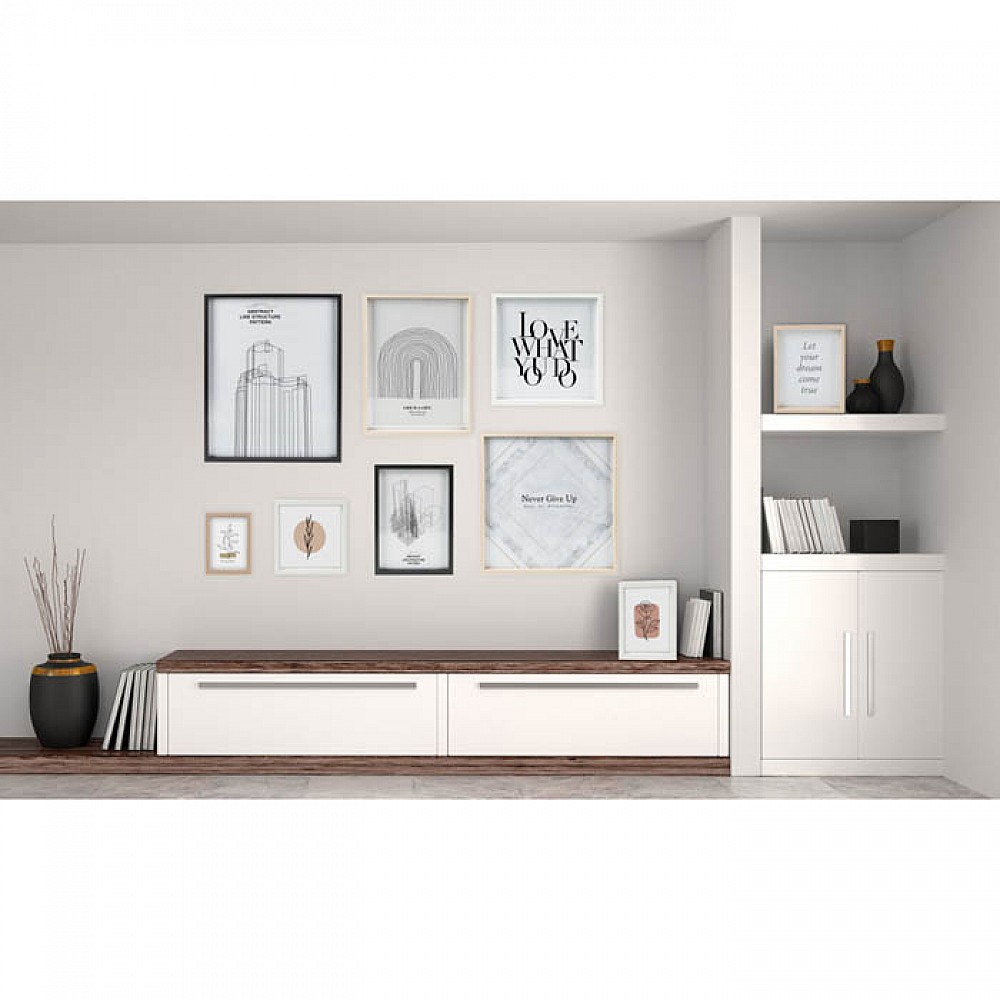 ΚΟΡΝΙΖΑ ΞΥΛΙΝΗ 30x40εκ.ΓΚΡΙ ANKOR - Ankor 51032-12