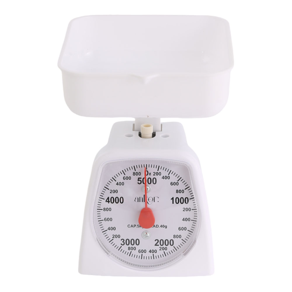 ΖΥΓΑΡΙΑ ΜΗΧΑΝΙΚΗ 5kg ΑΣΠΡΗ 12,5x12x21εκ.ANKOR - Ankor 805723