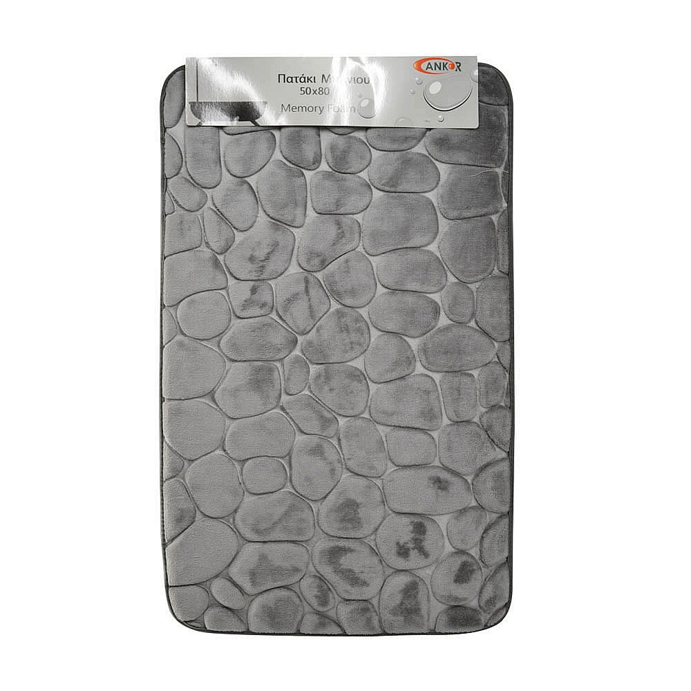ΠΑΤΑΚΙ ΜΠΑΝΙΟΥ MEMORY FOAM ΓΚΡΙ ΒΟΤΣΑΛΟ ΜΕ SBR 50x80εκ.ANKOR - Ankor 807857 ΠΑΤΑΚΙ ΜΠΑΝΙΟΥ MEMORY FOAM ΓΚΡΙ ΒΟΤΣΑΛΟ ΜΕ SBR 50x80εκ.ANKOR - Ankor 807857