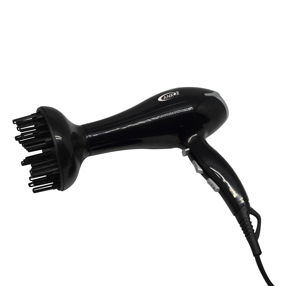 ΣΕΣΟΥΑΡ ΜΑΛΛΙΩΝ ΜΑΥΡΟ ΜΕ 2 ΦΥΣΟΥΝΕΣ 2400W - Ankor 818532