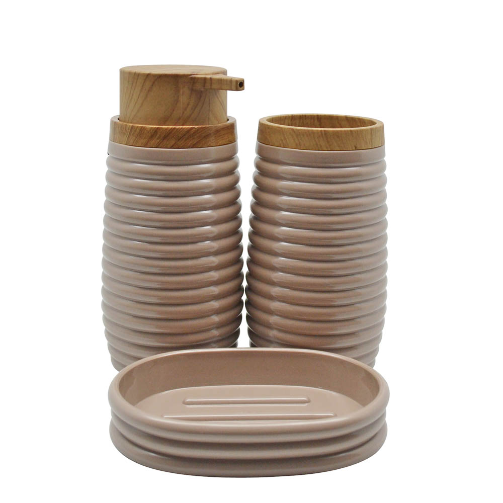 DISPENSER ΠΛΑΣΤΙΚΟ ΜΟΚΑ ΡΙΓΕ ΜΕ ΕΦΕ ΞΥΛΟΥ 6,5x15,5εκ. ANKOR - Ankor 823130