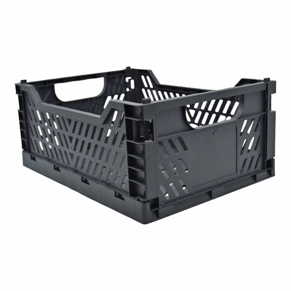 ΚΑΛΑΘΙ ΠΛΑΣΤΙΚΟ ΑΝΑΔΙΠΛΟΥΜΕΝΟ 12lt ΜΑΥΡΟ 34x24,8x14,7εκ. ANKOR - Ankor 825059