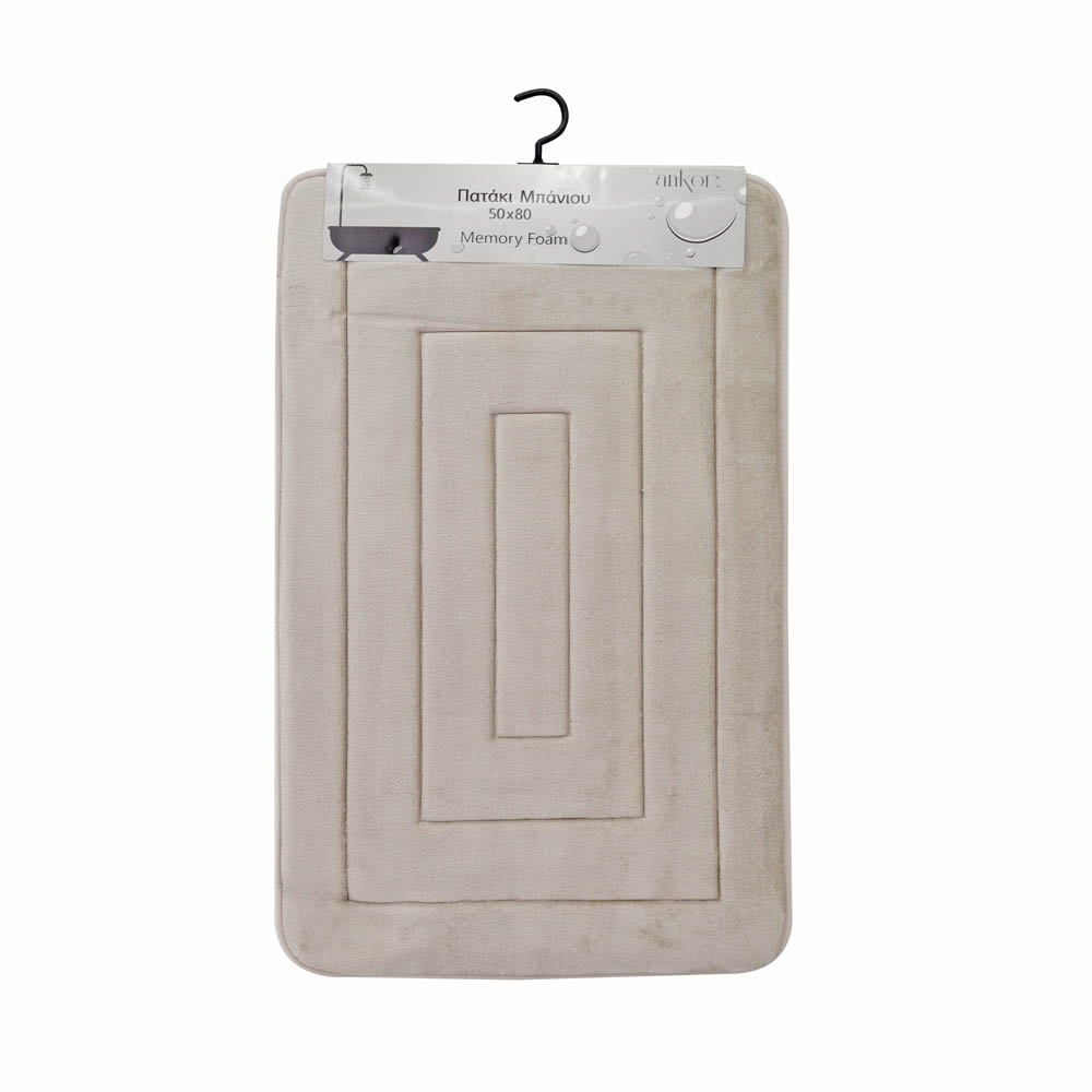 ΠΑΤΑΚΙ ΜΠΑΝΙΟΥ MEMORY FOAM ΜΠΕΖ ΜΕ SBR 50x80εκ.ANKOR - Ankor 827411 ΠΑΤΑΚΙ ΜΠΑΝΙΟΥ MEMORY FOAM ΜΠΕΖ ΜΕ SBR 50x80εκ.ANKOR - Ankor 827411