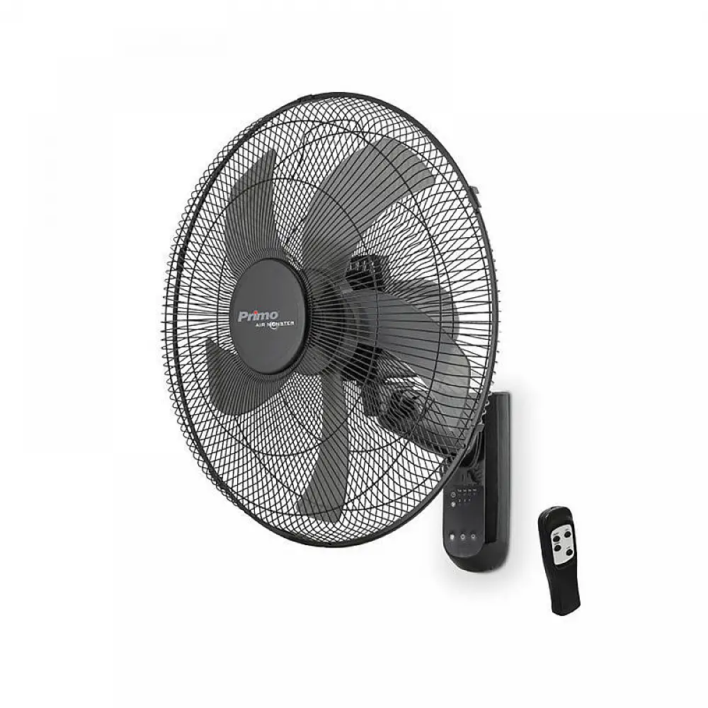 Ανεμιστήρας Τοίχου 15833R Primo 18'' 45εκ. Με Τηλεχειριστήριο Μαύρος