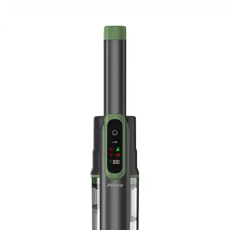 Σκούπα 2σε1 PRVC-40572 Primo Apollo Slim Επαναφορτιζόμενη BLDC 14.8V - 200W Ανθρακί-Πράσινη