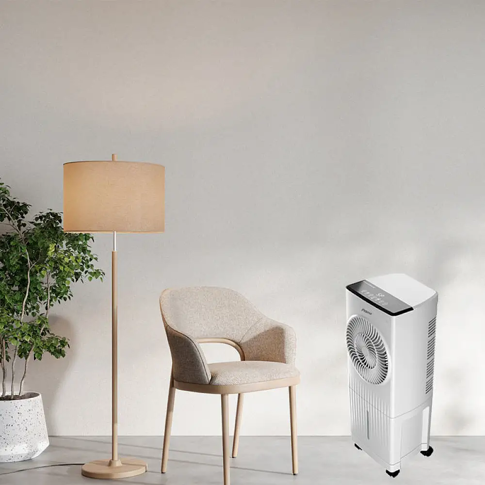 Air Cooler PRAC-80687 Primo Με Τηλεχειριστήριο 5.5L 60W Λευκό