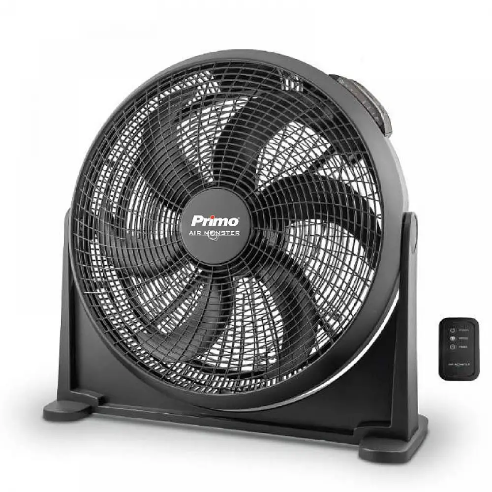 Ανεμιστήρας Box Fan A2070R Primo 20'' 50εκ. Airmonster Με Τηλεχειριστήριο Μαύρος