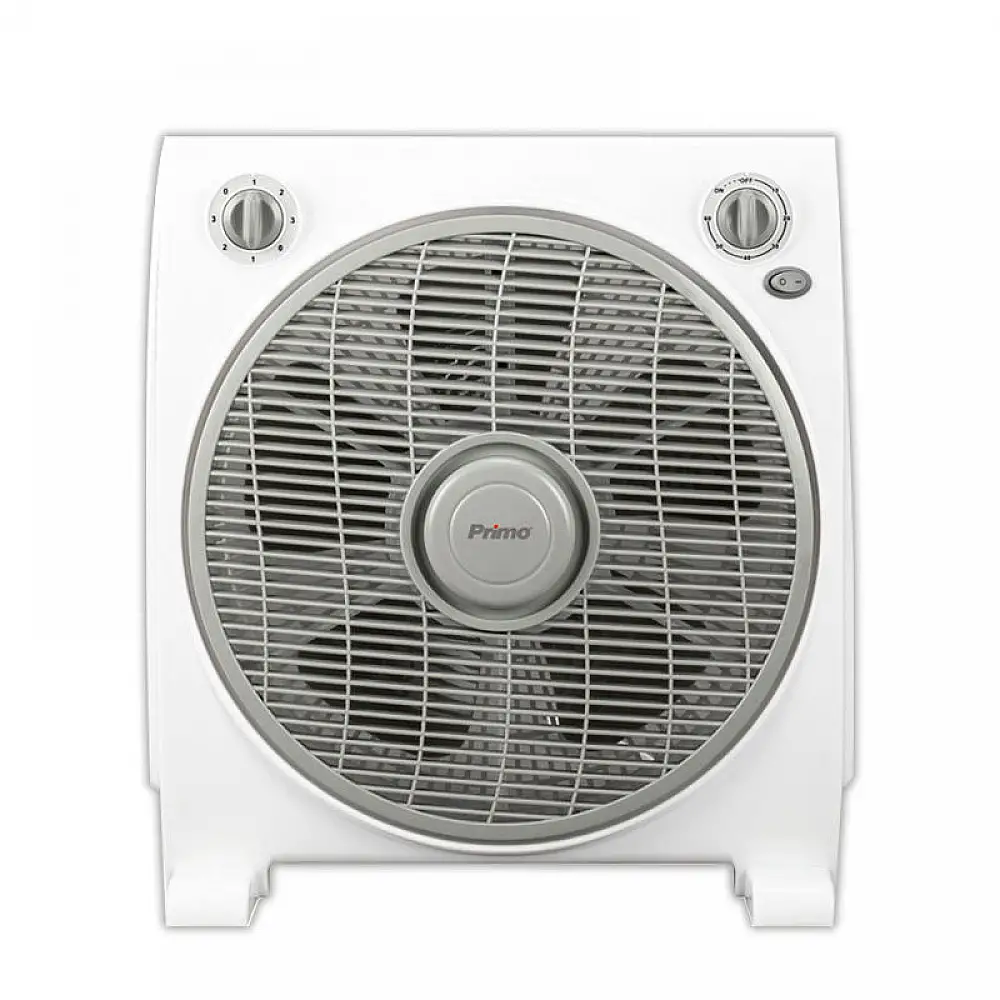Ανεμιστήρας Box Fan PRBF-80452 Primo 12'' 30εκ. Λευκός-Γκρι