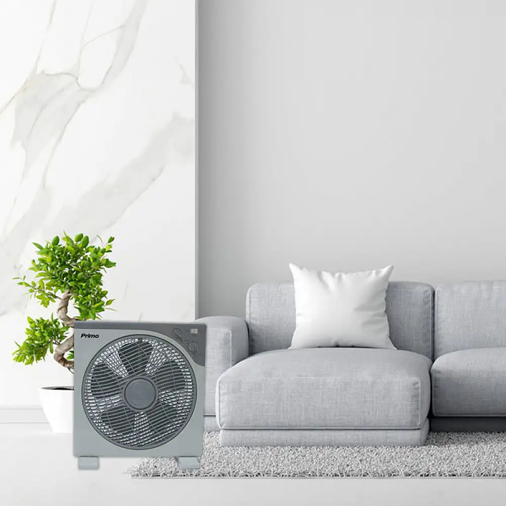 Ανεμιστήρας Boxfan 12'' 30CM PRBF-80287 Primo Λευκός-Γκρι
