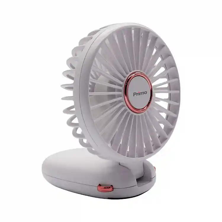 Ανεμιστήρας Mini PRMF-80695 Primo 3.5'' 9cm Λευκός Επαναφορτιζόμενος