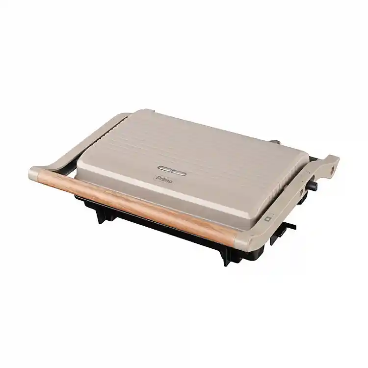 Τοστιέρα Panini PRPT-40493 Primo Αντικολλητικές πλάκες 1000W Wooden-Γκρι
