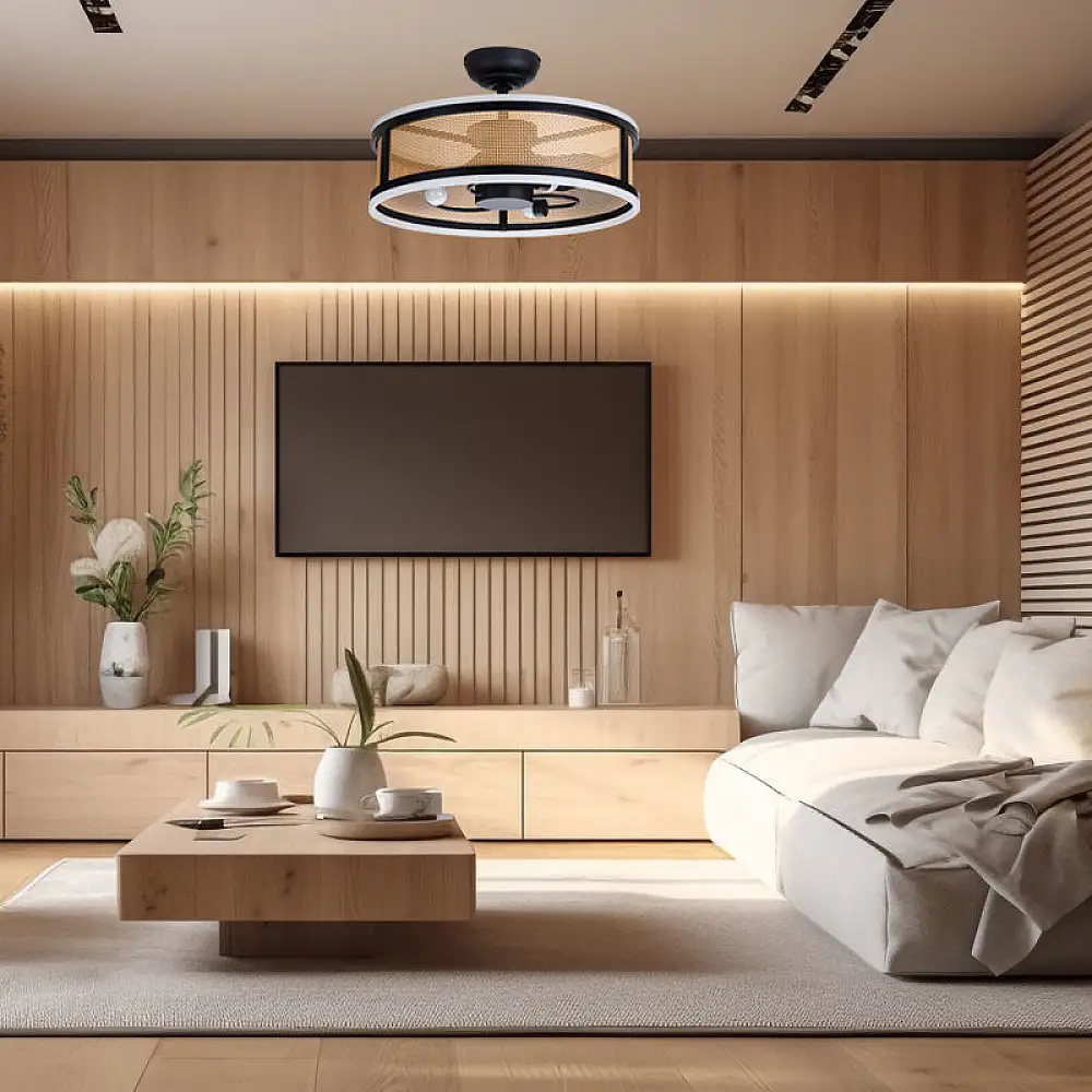 Ανεμιστήρας Οροφής PRCF-80657 PRIMO 24'' 60εκ. DC Με Τηλεχειριστήριο 3 Φώτα LED