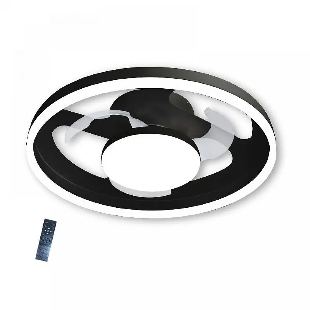 Ανεμιστήρας Οροφής PRCF-80725 Primo 20'' 50εκ. Με Τηλεχειριστήριο 1Φως LED 3 Φτερά Μαύρος