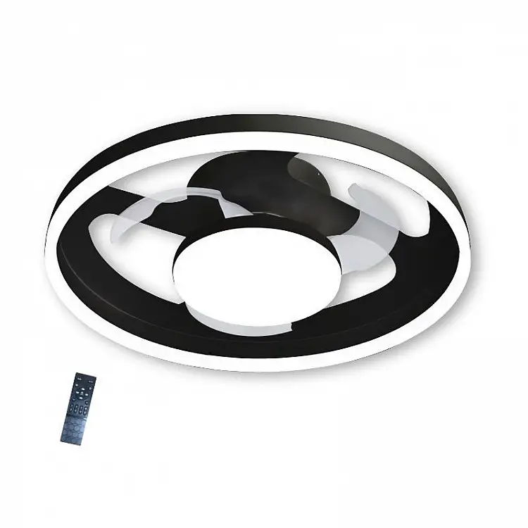 Ανεμιστήρας Οροφής PRCF-80725 Primo 20'' 50εκ. Με Τηλεχειριστήριο 1Φως LED 3 Φτερά Μαύρος