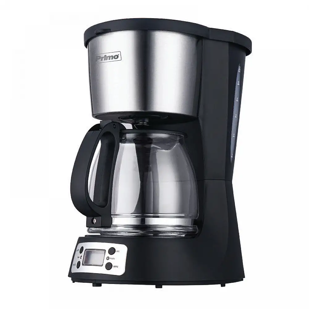 Καφετιέρα φίλτρου PRCM-40250 Primo Digital Eco 1.5L 12φλ Μαύρη-Inox