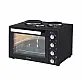 Ηλεκτρικό Φουρνάκι PREO-40253NS Primo Με 3 Εστίες 50L Με λειτουργία αέρα Μαύρο