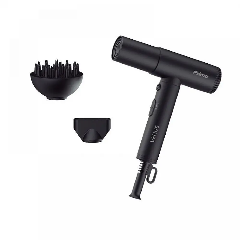 Σεσουάρ PRHD-40504 Primo 2000W BLDC Με λειτουργία ιονισμού Μαύρο