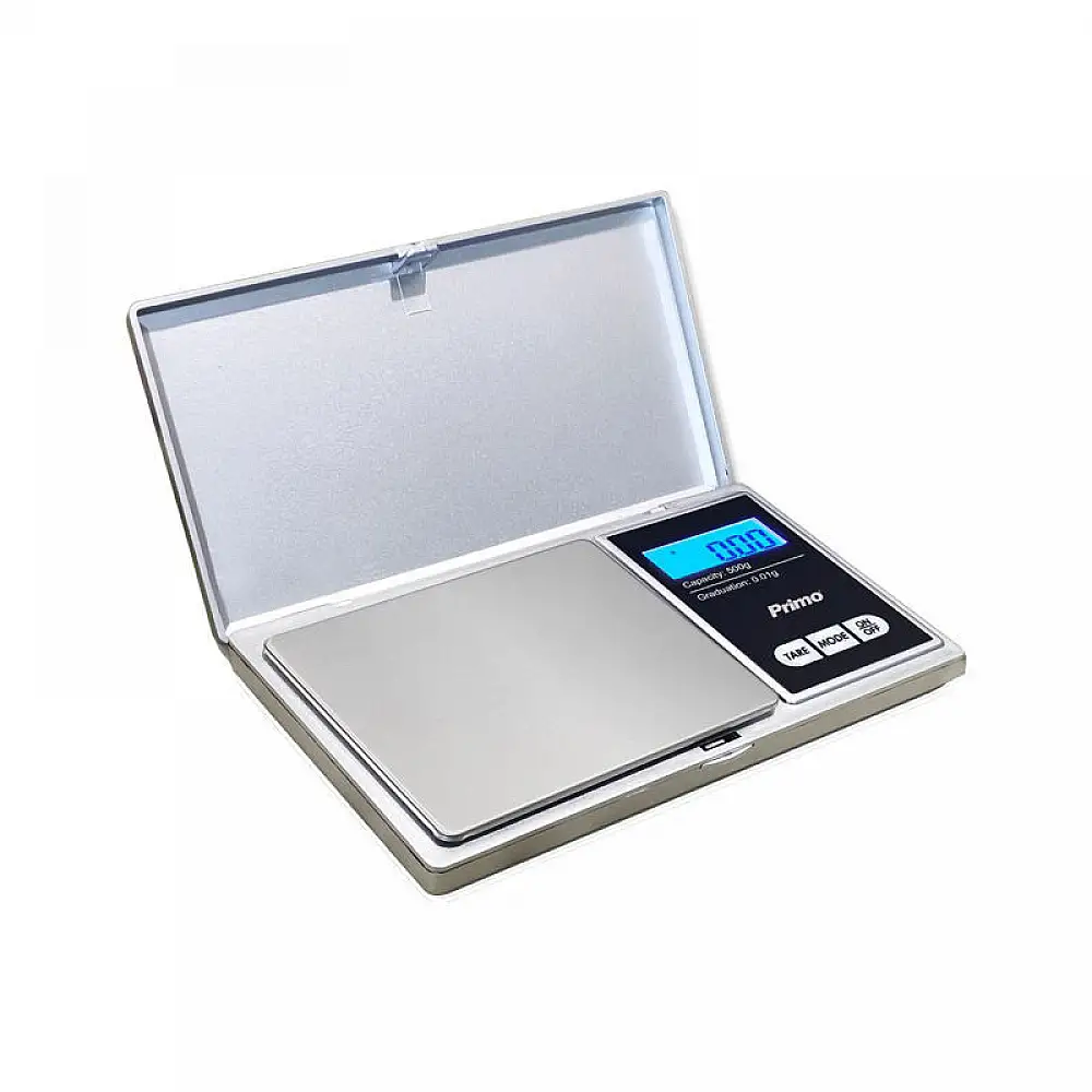 Ζυγαριά Ακριβείας PRJS-40335 Primo Ψηφιακή 500g-0.01g Φωτιζόμενη οθόνη Silver