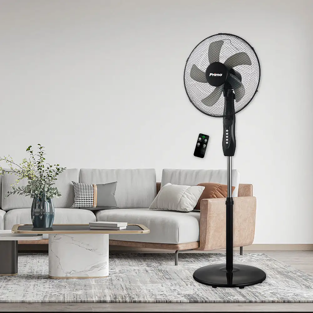 Ανεμιστήρας Ορθοστάτης PRSF-80719 Primo 40εκ. Μαύρο με R/C