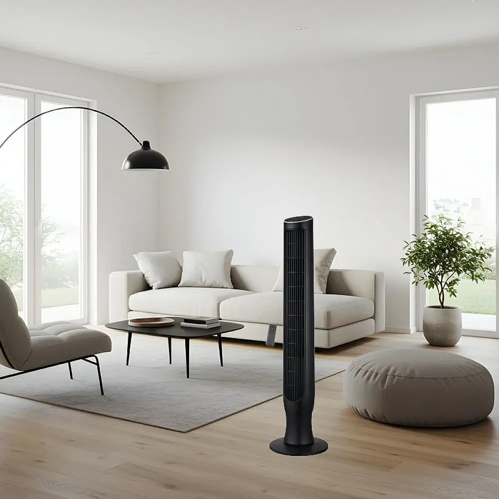 Ανεμιστήρας Πύργος PRTF-80731 Primo 42'' 107εκ. Με Τηλεχειριστήριο Μαύρος