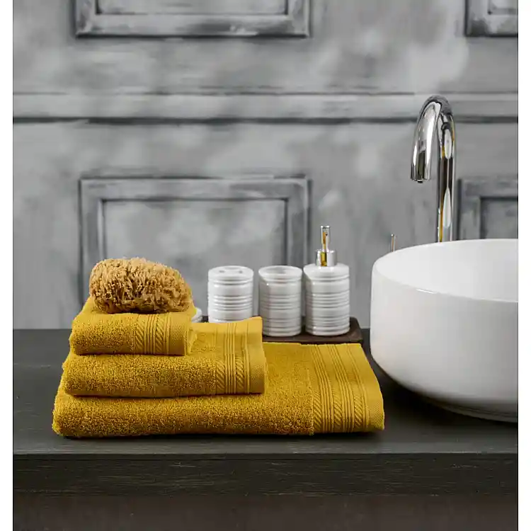 Πετσέτα Μονόχρωμη New Cotton Series - Yellow, Σώματος 75x150