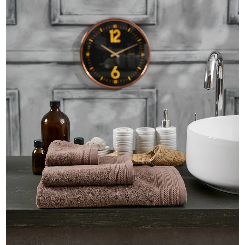 Πετσέτα Μονόχρωμη New Cotton Series - Coffee, Σώματος 75x150