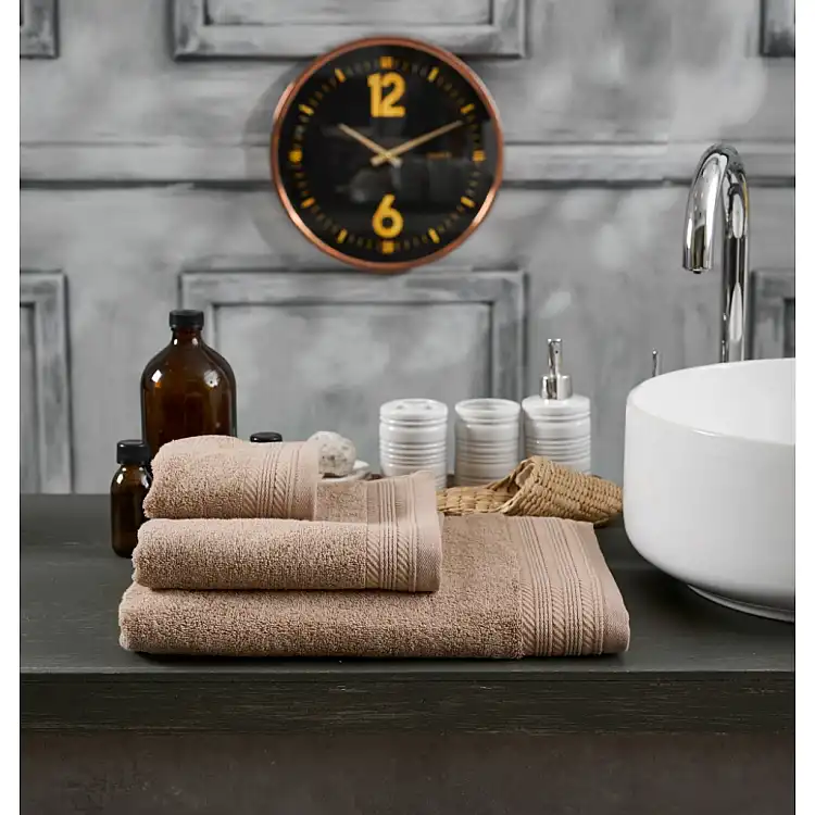 Πετσέτα Μονόχρωμη New Cotton Series - Sand, Χεριών 30x50
