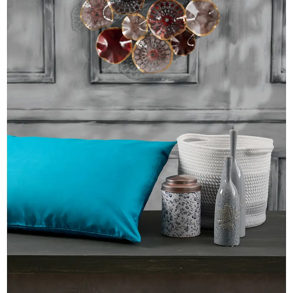 Μαξιλαροθήκες Μονόχρωμες Power Nap - Acqua, 50x70