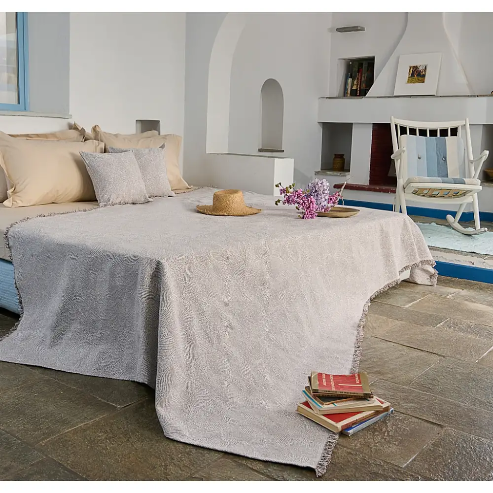 Ριχτάρι Zen Greige - Greige, Τριθέσιο (180x300)