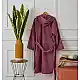 Μπουρνούζι με Κουκούλα Pure Cotton - Dusty Purple, Large