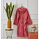 Μπουρνούζι με Κουκούλα Pure Cotton - Rose Pink, Large