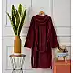 Μπουρνούζι με Κουκούλα Pure Cotton - Burgundy, Extra Large