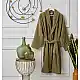 Μπουρνούζι με γιακά Pure Cotton - Olive, Medium