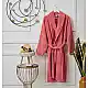 Μπουρνούζι με γιακά Pure Cotton - Rose Pink, Small