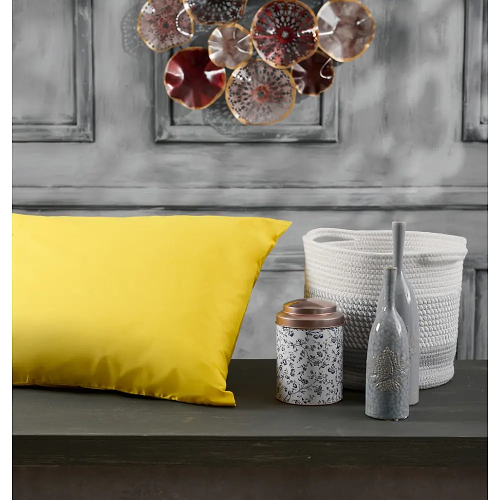 Μαξιλαροθήκες Μονόχρωμες Power Nap Premium - Mustard, 50x70