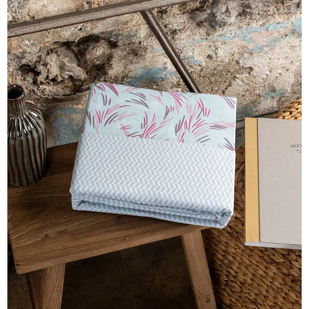 Παπλωματοθήκη "Luna" Paint Pink - Γίγας (245×265)