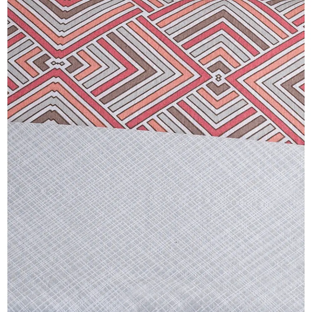 Παπλωματοθήκη "Luna" Echo Burnt Orange - Διπλή (205x245)