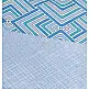Σεντόνια Σετ "Luna" Echo Blue - Διπλό λάστιχο (1x205x265, 1x160x200+30 +2 μαξ. 50×70)