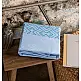 Σεντόνια Σετ "Luna" Echo Blue - Διπλό λάστιχο (1x205x265, 1x160x200+30 +2 μαξ. 50×70)