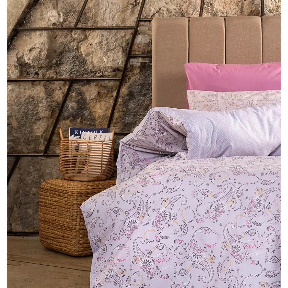 Παπλωματοθήκη "Luna" Lily Beige - Γίγας (245×265)