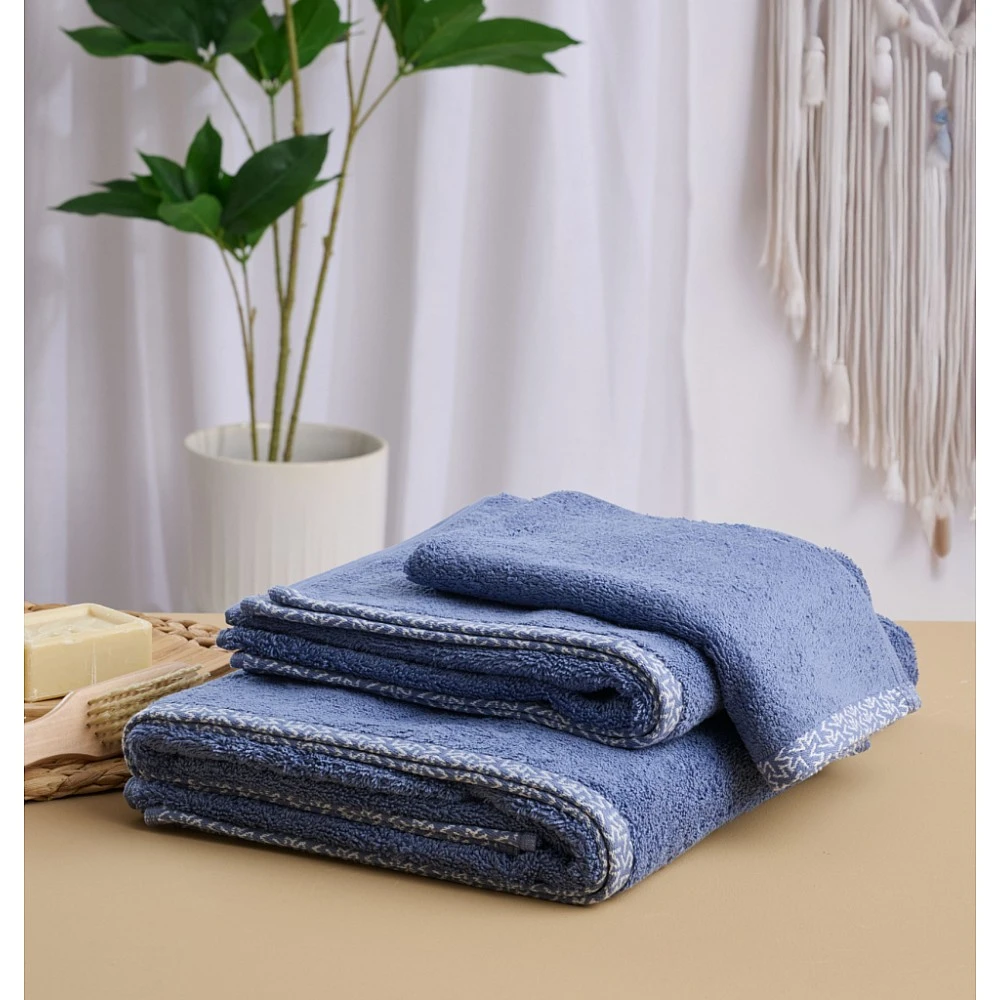 Πετσέτα “Saluti”  Blue Jean - Σώματος 80x150
