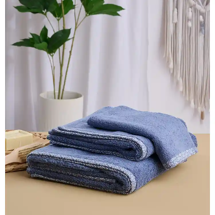 Πετσέτα “Saluti”  Blue Jean - Σώματος 80x150