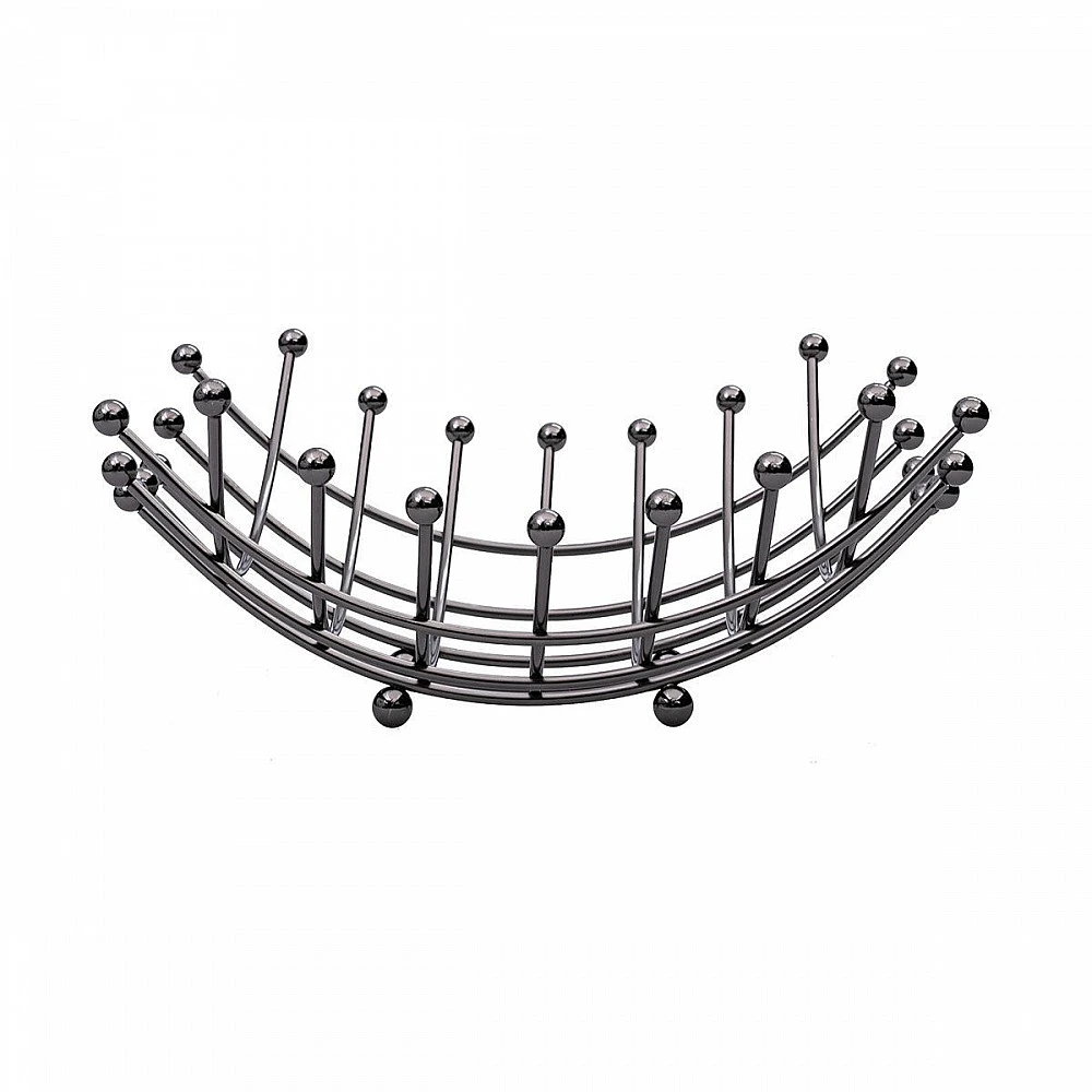 ΦΡΟΥΤΙΕΡΑ ELEGANT NICKEL BLACK ΑΠΟ ΚΡΑΜΑ ΨΕΥΔΑΡΓΥΡΟΥ 01-5672