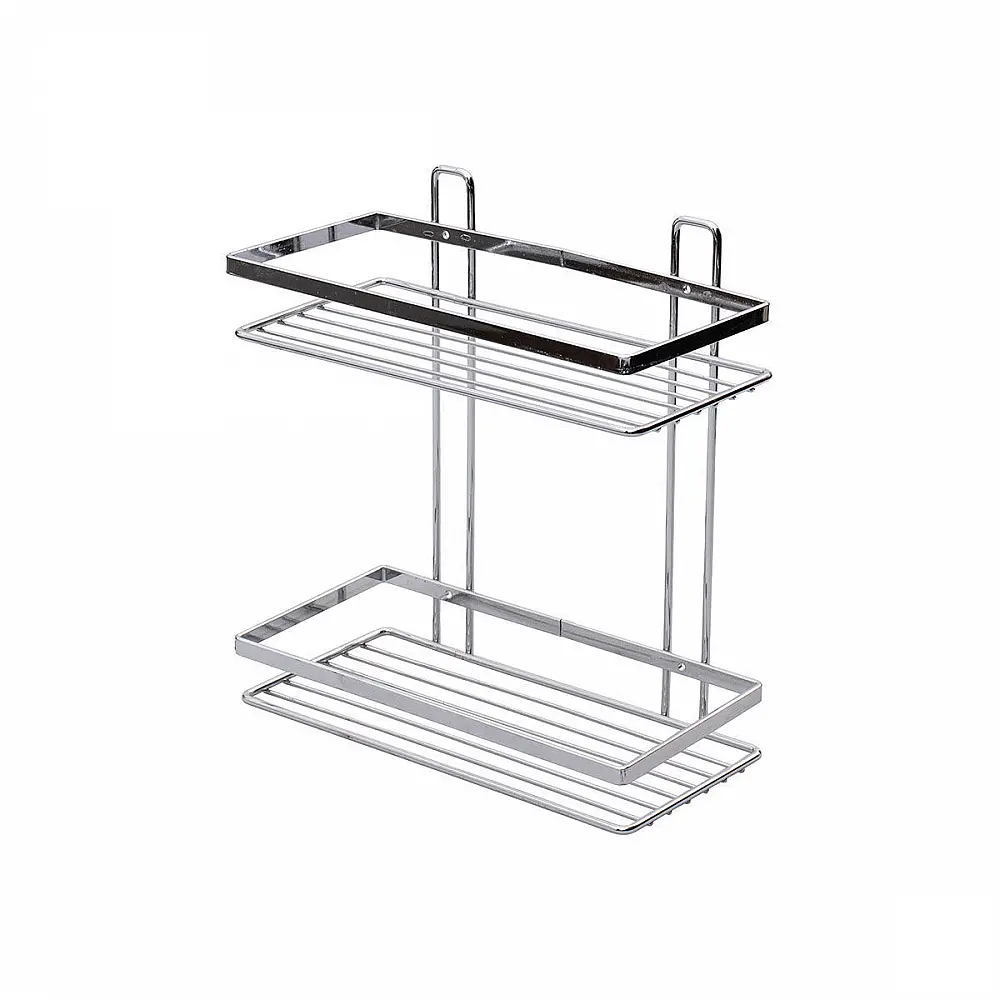 ΕΤΑΖΕΡΑ ELEGANT ΜΕΤΑΛΛΙΚΗ ΙΣΙΑ 2 ΘΕΣΕΩΝ 27x25x12.5cm ΧΡΩΜΙΟΥ 02-8680