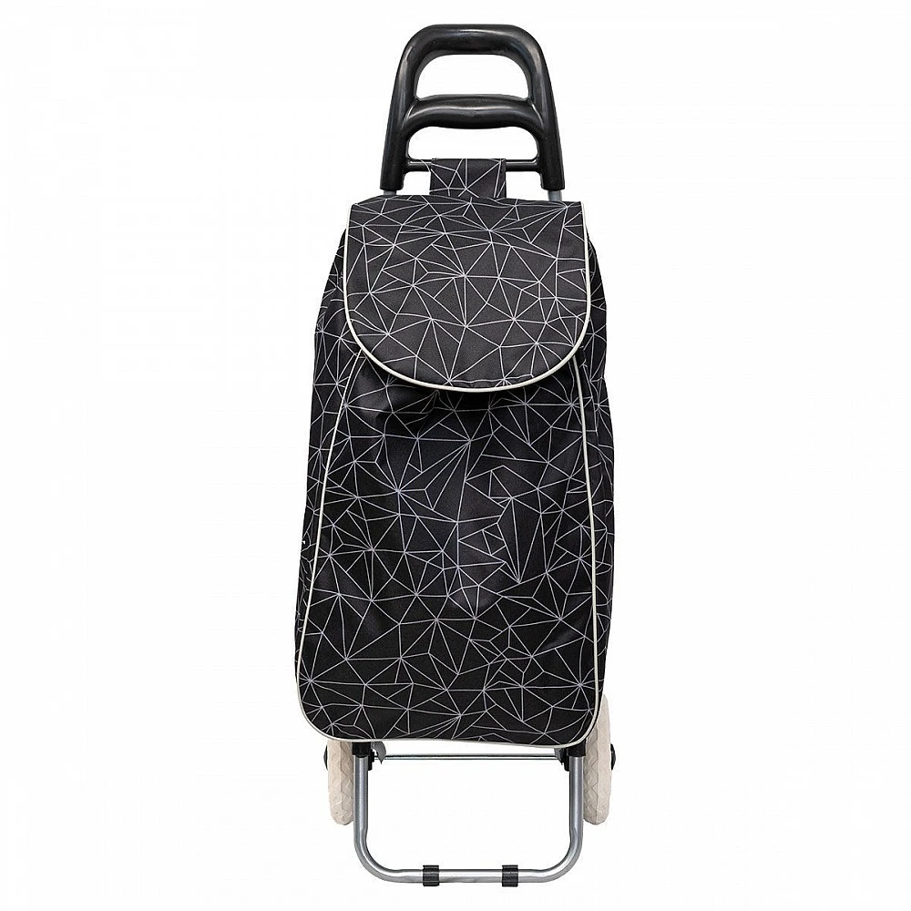 ΚΑΡΟΤΣΙ ΛΑΪΚΗΣ LUX ΥΦΑΣΜΑΤΙΝΟ 36lt BLACK 04-3364