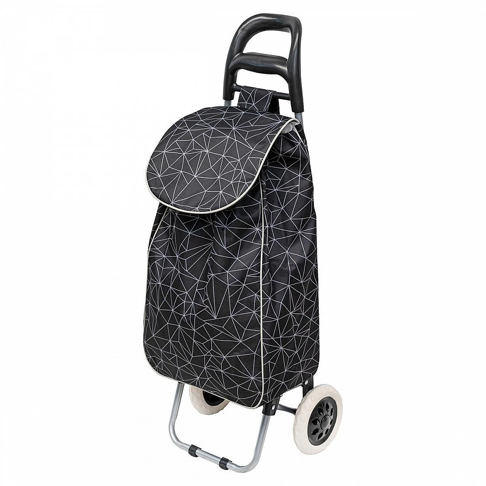 ΚΑΡΟΤΣΙ ΛΑΪΚΗΣ LUX ΥΦΑΣΜΑΤΙΝΟ 36lt BLACK 04-3364
