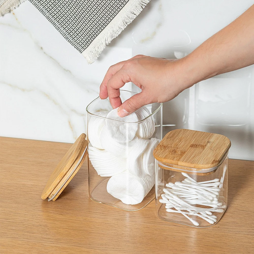 ΔΟΧΕΙΟ ΑΠΟΘΗΚΕΥΣΗΣ BAMBOO ESSENTIALS 550ml ΓΥΑΛΙΝΟ ΜΕ ΚΑΠΆΚΙ 01-12922 ΔΟΧΕΙΟ ΑΠΟΘΗΚΕΥΣΗΣ BAMBOO ESSENTIALS 550ml ΓΥΑΛΙΝΟ ΜΕ ΚΑΠΆΚΙ 01-12922