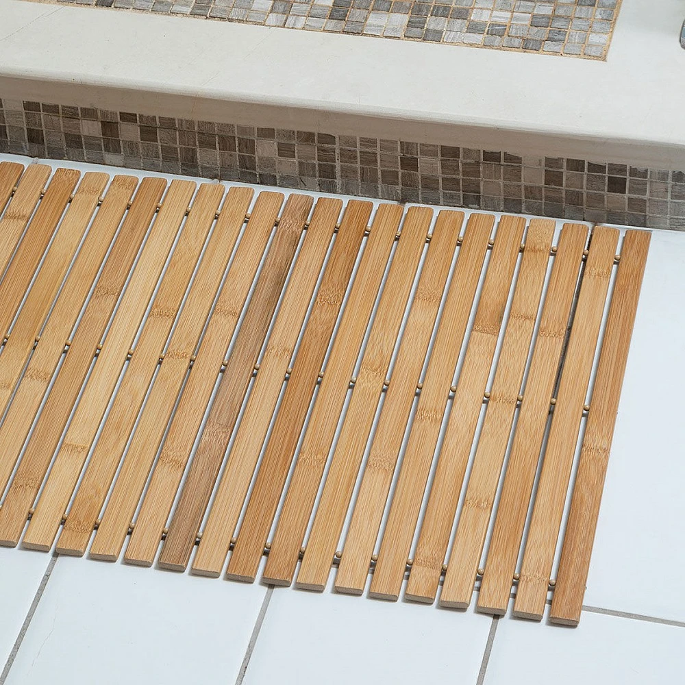 ΤΑΠΕΤΟ ΜΠΑΝΙΟΥ BAMBOO ESSENTIALS ΑΝΤΙΟΛΙΣΘΗΤΙΚΟ 60x40cm 02-12830