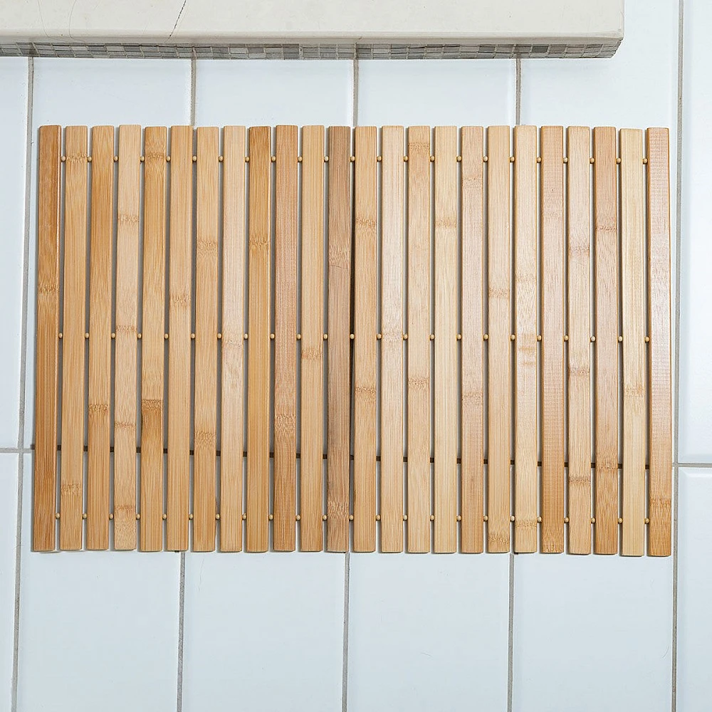 ΤΑΠΕΤΟ ΜΠΑΝΙΟΥ BAMBOO ESSENTIALS ΑΝΤΙΟΛΙΣΘΗΤΙΚΟ 60x40cm 02-12830